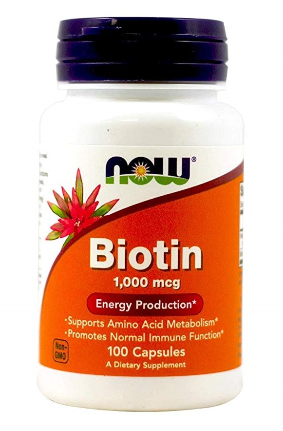 NOW Biotin Биотин 1000 мкг 100 капс.