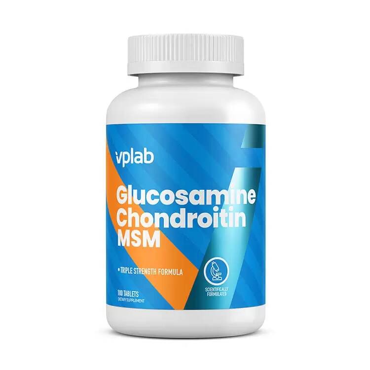 VPLab Glucosamine Chondroitin MSM Глюкозамин 180 табл.