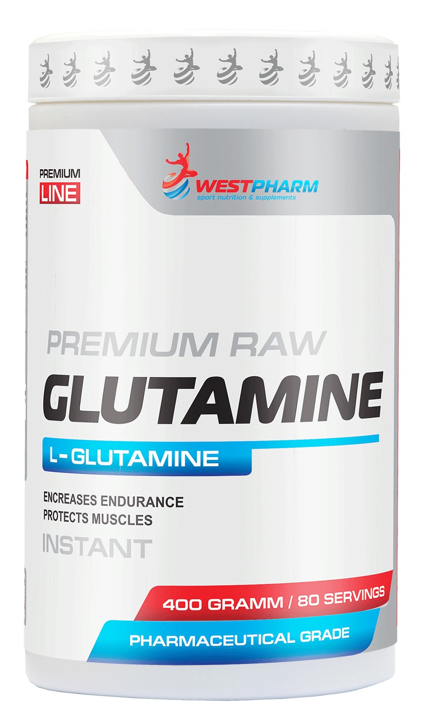 WestPharm Pure RAW Glutamine Глютамин 400 гр.
