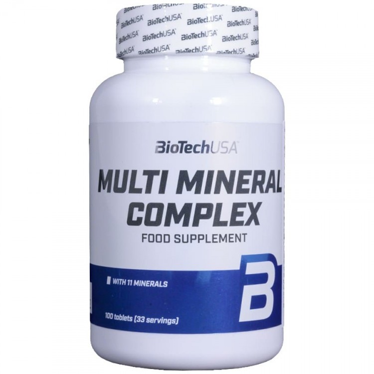 BioTech Multi Mineral Complex Мультиминералы 100 табл.