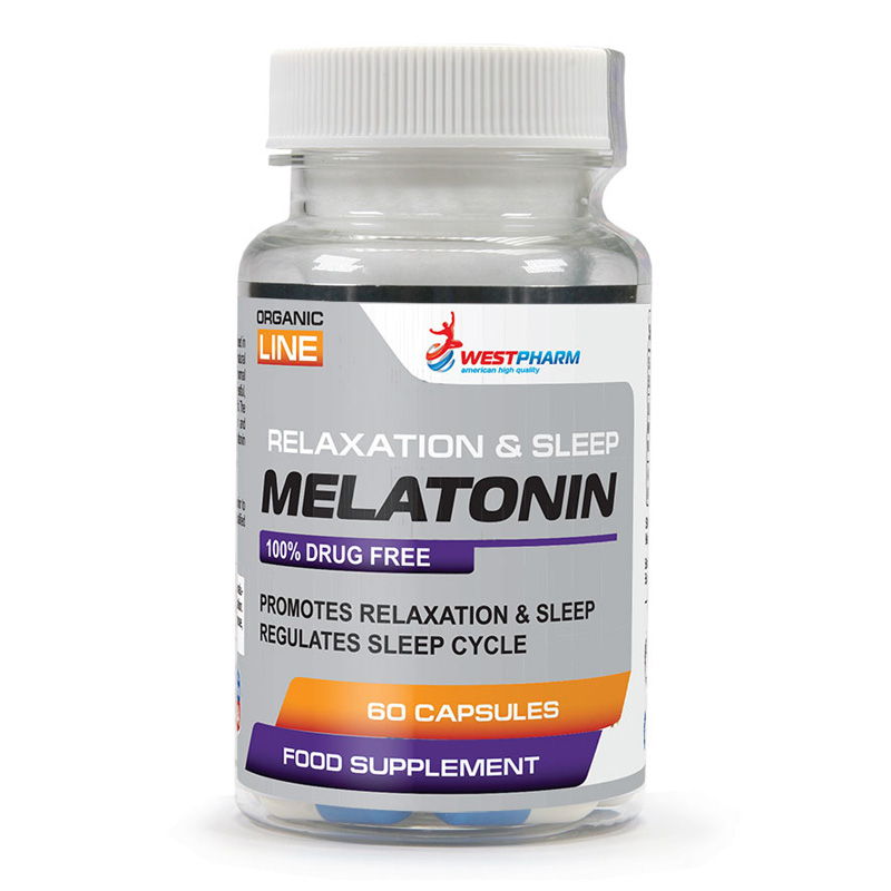 WestPharm Melatonin Мелатонин 10 мг. 60 капс.