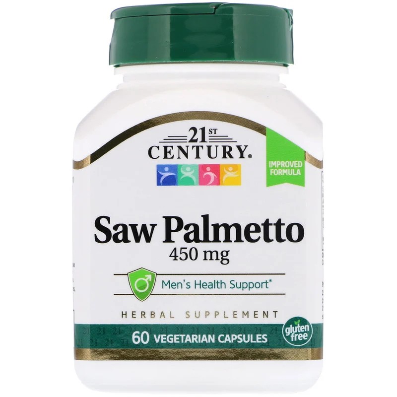 21st Century Saw Palmetto 450 mg. Со Пальметто 60 капс.