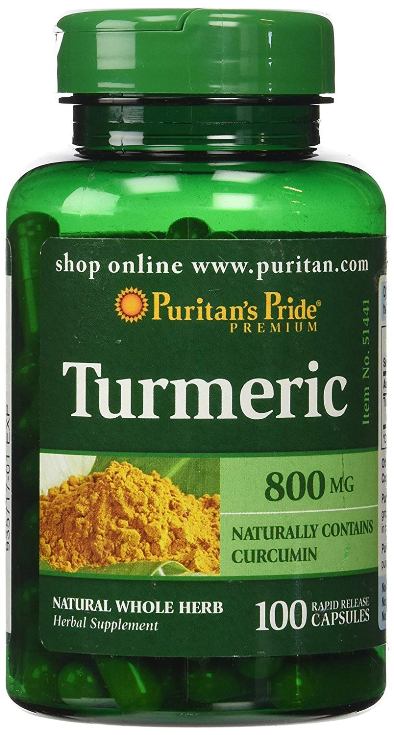 Puritan's Pride Turmeric Куркума 400 мг. 100 капс.