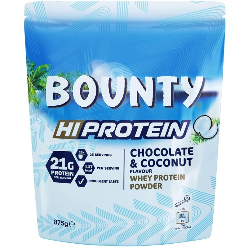 Mars Inc Bounty Hi Protein Сывороточный протеин 875 гр.