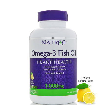 Natrol Omega 3 Fish Oil Омега 3 1000 мг. 150 капс.