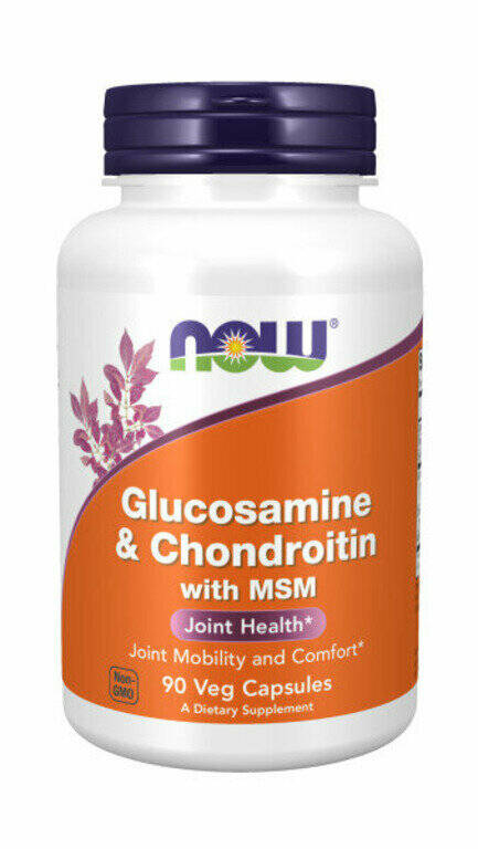 NOW Glucosamine & Chondroitin with MSM Глюкозамин 90 капс.