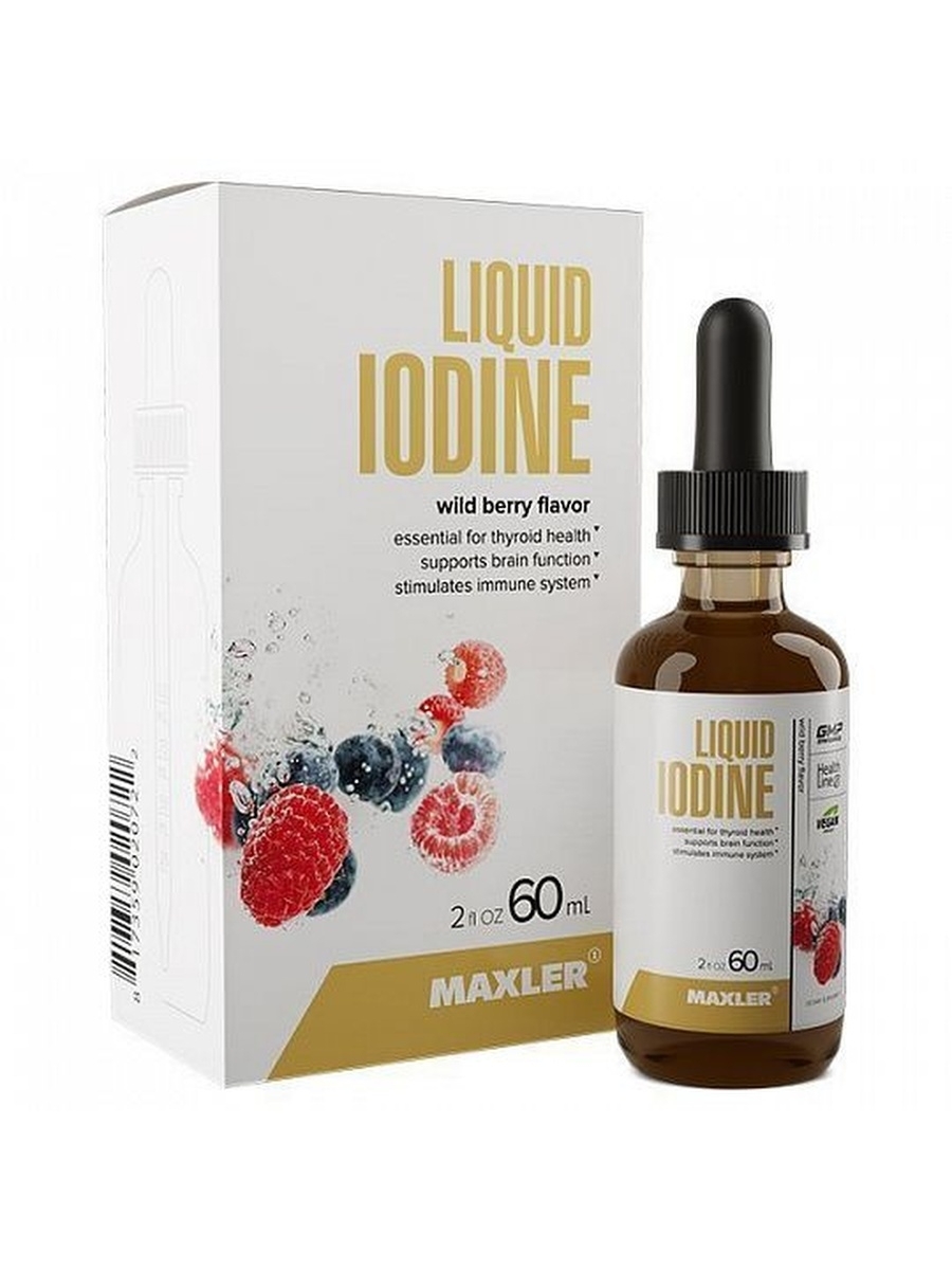 Maxler Liquid Iodine Йод в каплях 60 мл.