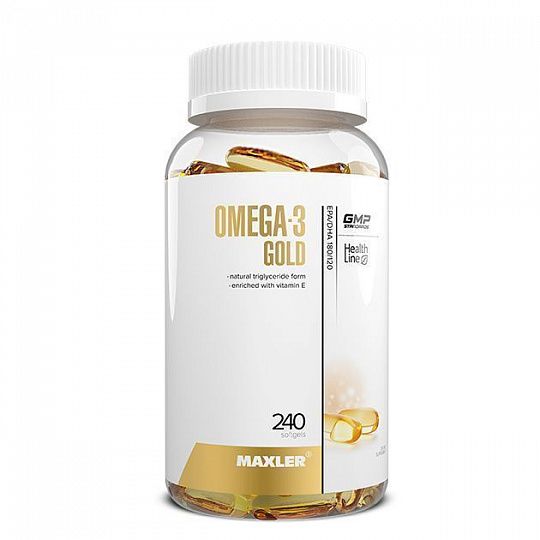 Maxler Omega-3 Gold Омега 3 240 капс.