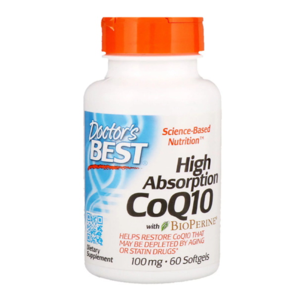 Doctor's Best CoQ-10 Коэнзим Q-10 100 мг 60 капс.