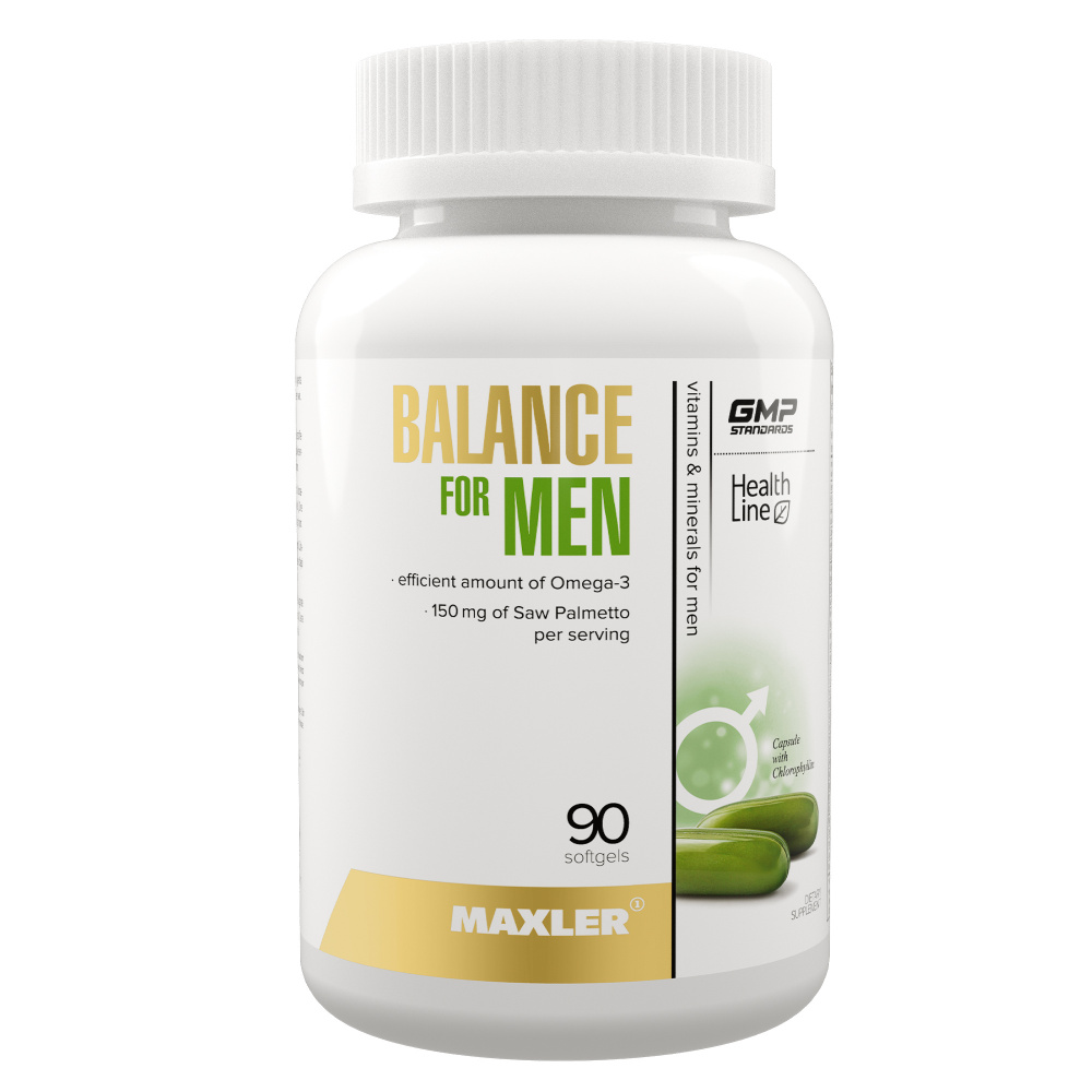 Maxler Balance for Men Витамины 90 капс.