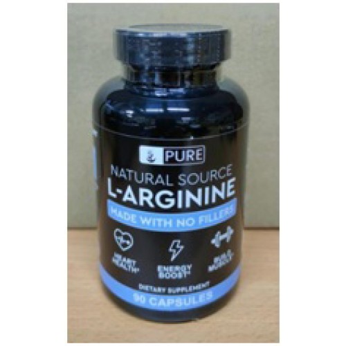 Pure L-Arginine Аргинин 530 мг. 90 капс.