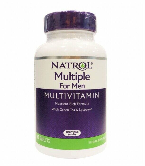 Natrol Multiple For Men Multivitamin Витамины 90 табл.
