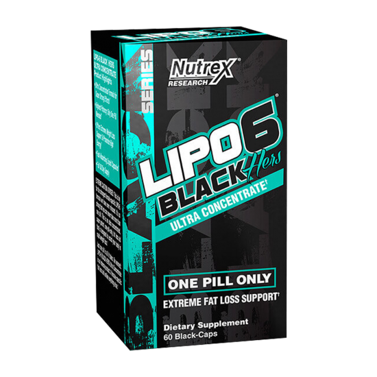 Nutrex Lipo-6 Black HERS Ultra Concentrate Жиросжигатель 60 капс.