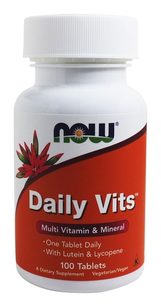 NOW Daily Vits Витамины 100 табл.