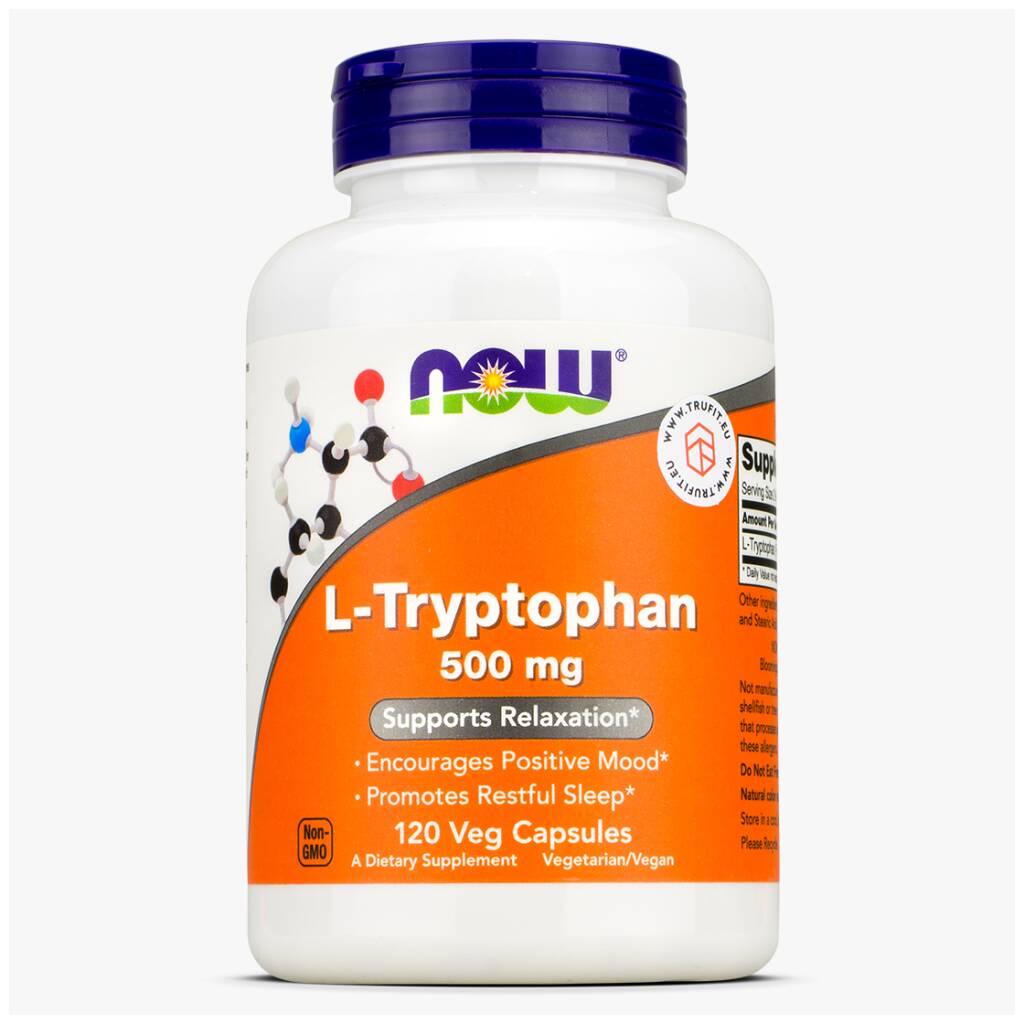 NOW L-Tryptophan Триптофан 500 мг 120 капс.