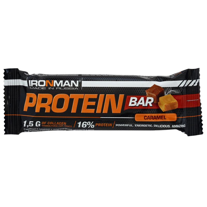 IRONMAN Protein Bar протеиновый батончик с коллагеном 50 гр.