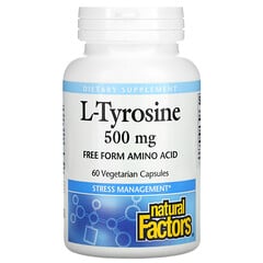 Natural Factors L-Tyrosine Л-тирозин 500 мг 60 капс.