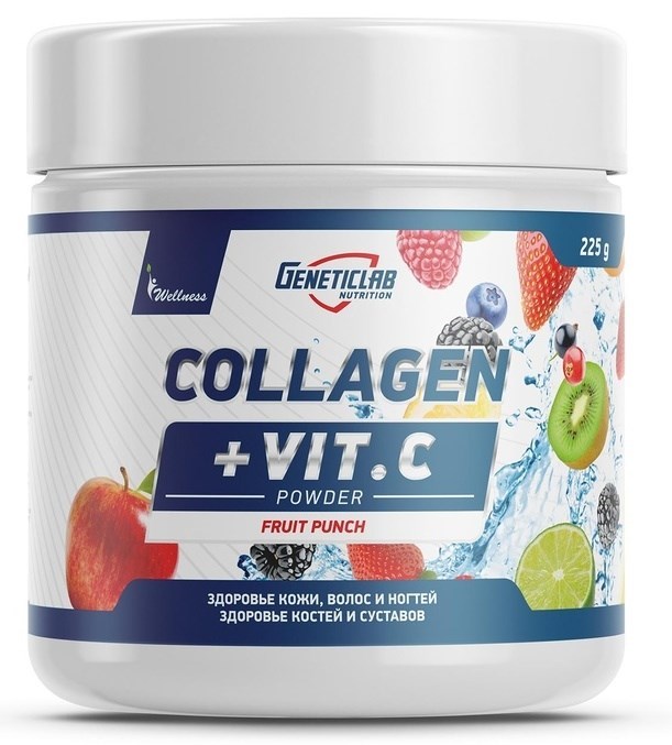 Geneticlab Collagen + Vit.C Коллаген 225 гр.