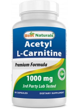 Best Naturals Acetyl L-Carnitine L-карнитин 60 капс.