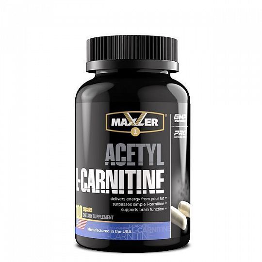 Maxler Acetyl L-Carnitine Л-карнитин 500 мг 100 капс.