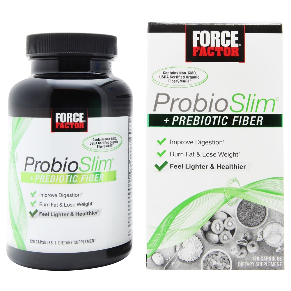 Force Factor ProbioSlim + Prebiotic Fiber Пребиотик 120 капс.