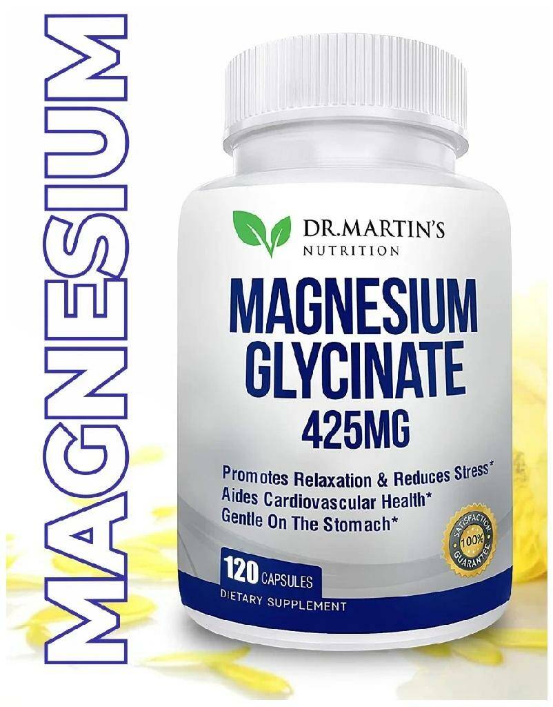 Dr. Martin's Magnesium Glycinate Магний 425 мг. 120 капс.