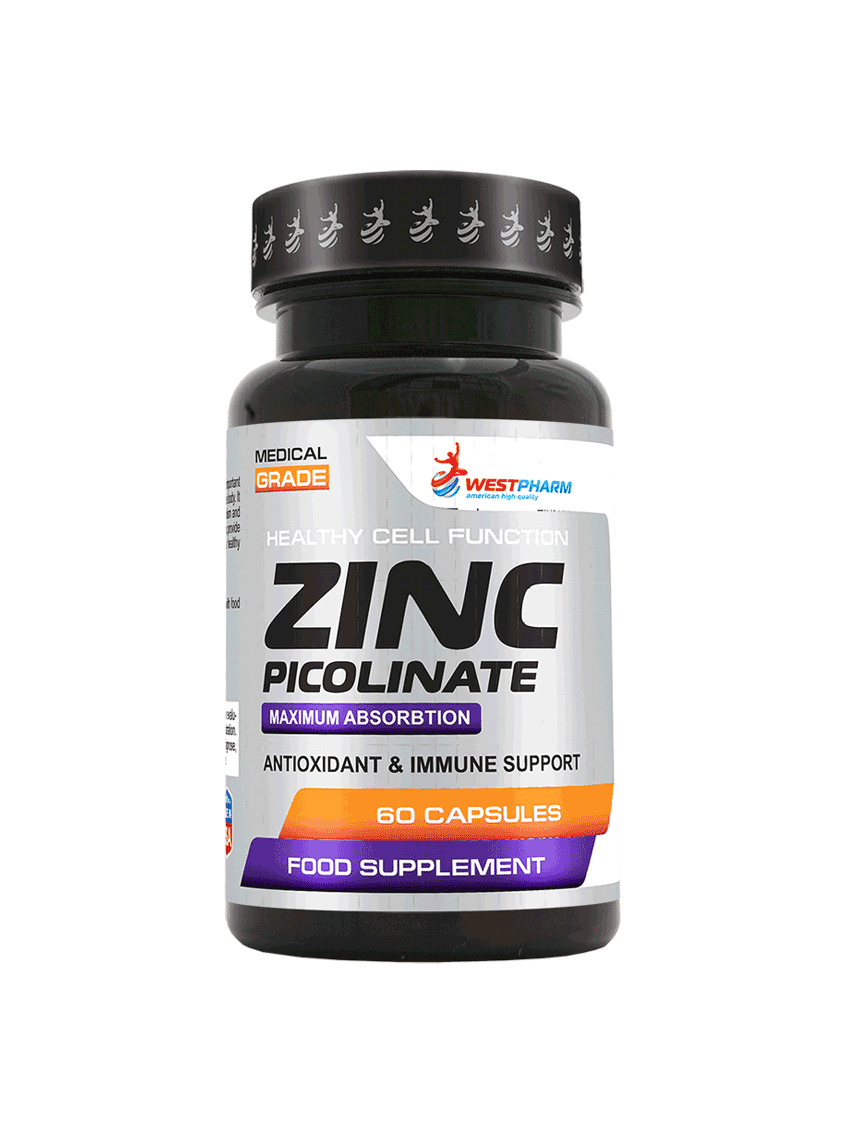 WestPharm Zinc Picolinate Цинк 30 мг 60 капс.