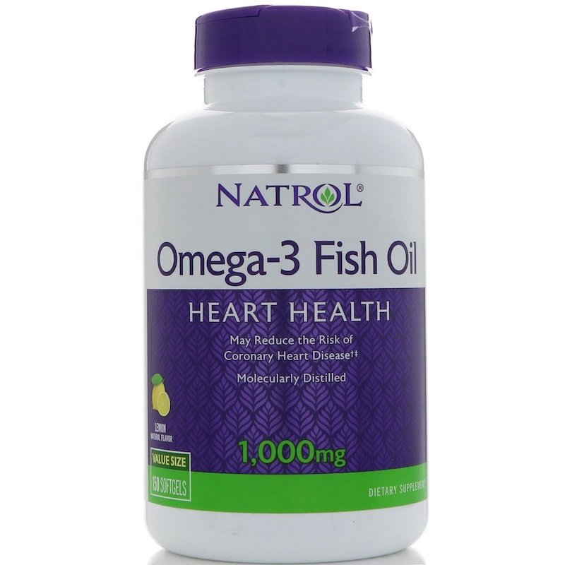 Natrol Omega 3 Fish Oil Омега 3 1000 мг. 150 капс.