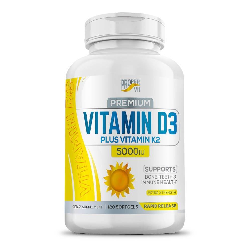 Proper Vit Vitamin D-3 plus K-2 Витамин Д3 и К2 120 капс.