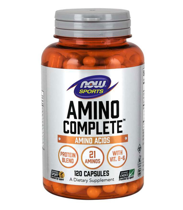 NOW Amino Complete Аминокислоты 120 капс.