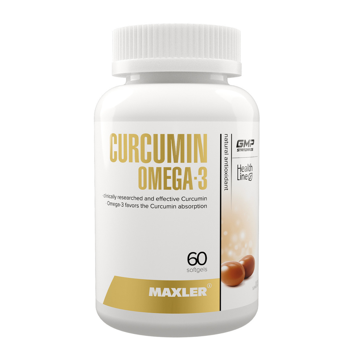 Maxler Curcumin Omega 3 Куркумин и Омега 3 60 капс.