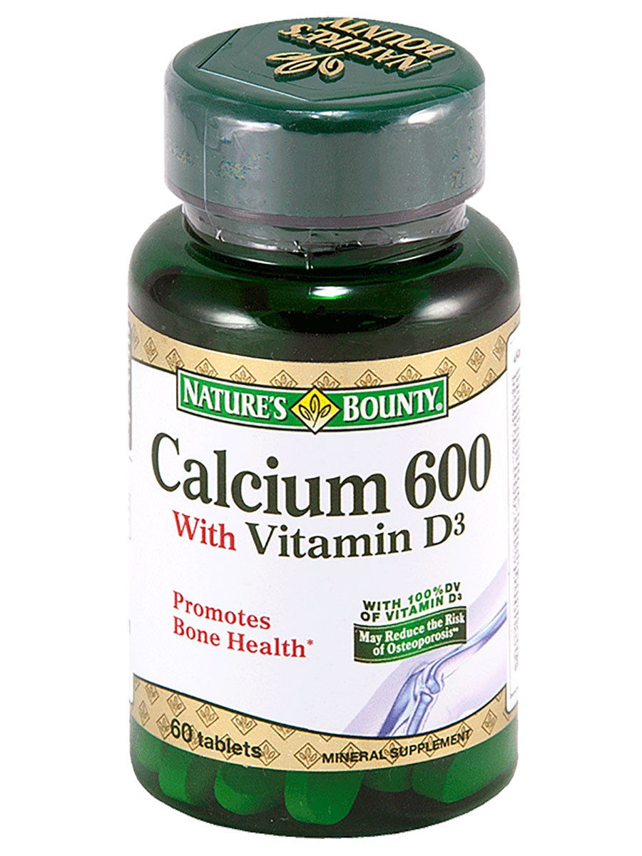 Nature's Bounty Calcium 600 + D3 Кальций 60 табл.